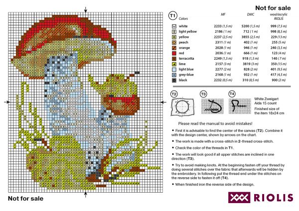 Riolis Cross Stitch Charts