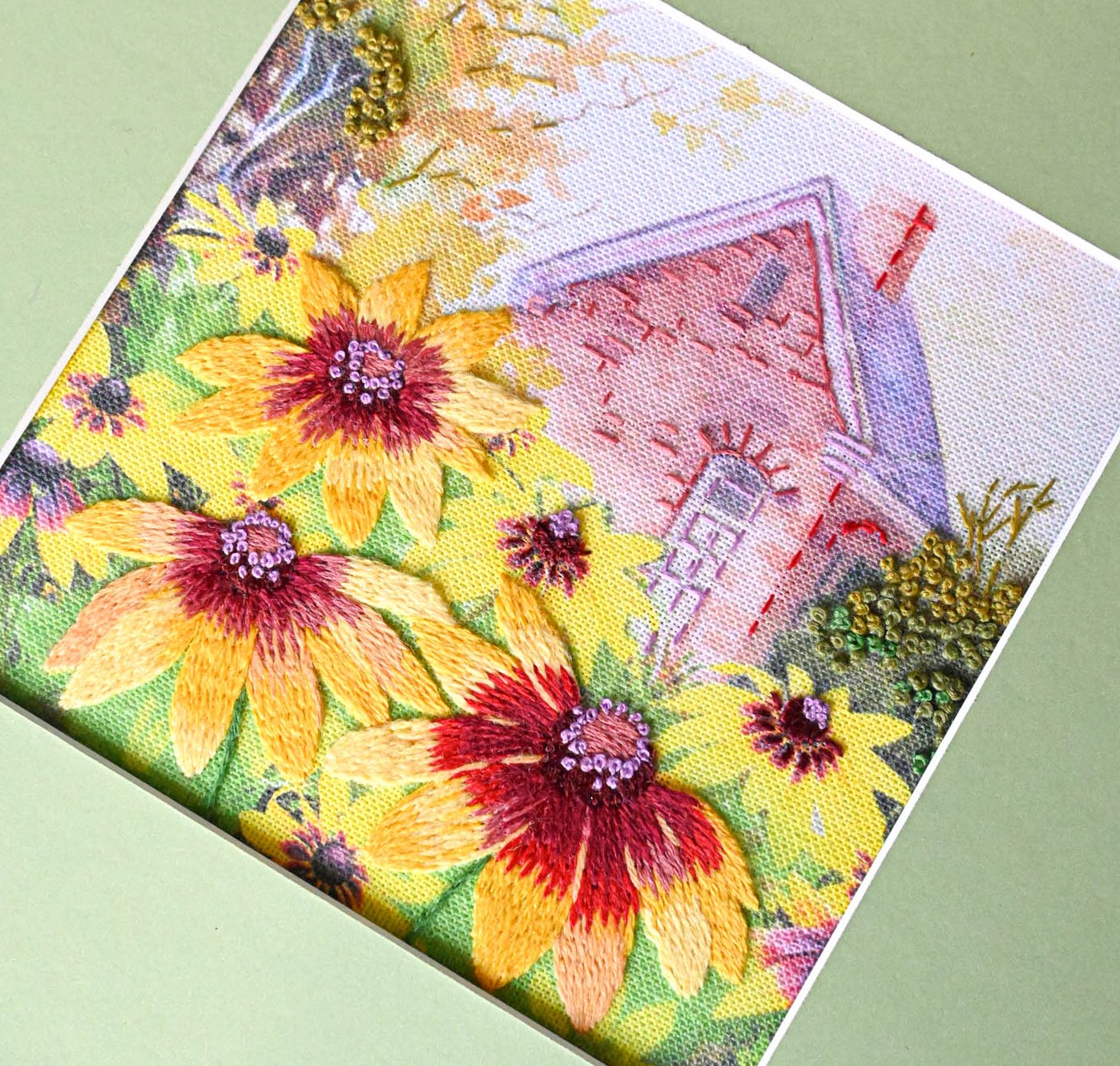 RIOLIS Cross-Stitch Kits - Flower Windowsill Counted Cross-Stitch