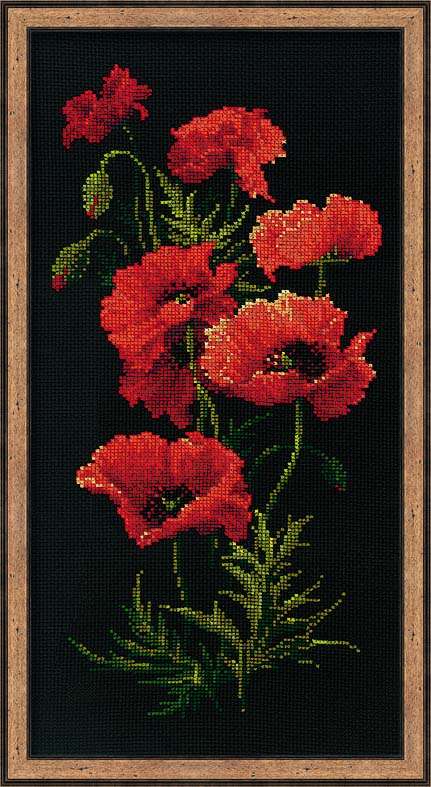 Riolis Pansies - Diamond Painting Kit AM0069 - 123Stitch