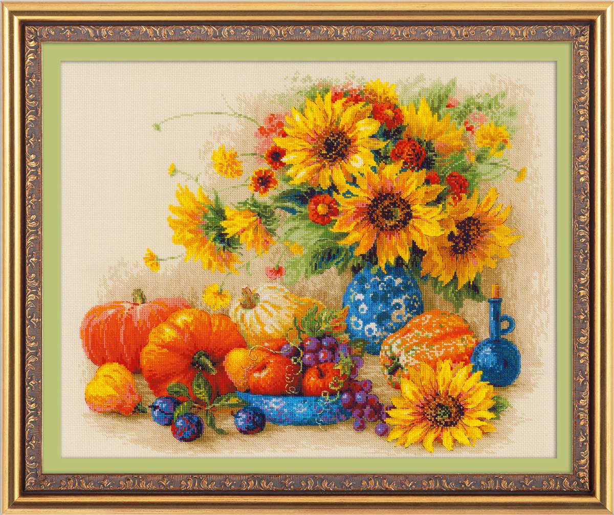 Riolis Cosmos Counted Cross Stitch Kit-11.75X8.25 15 Count