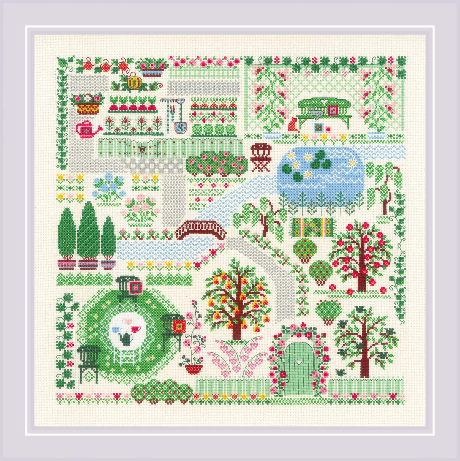 RIOLIS cross stitch kit Garden